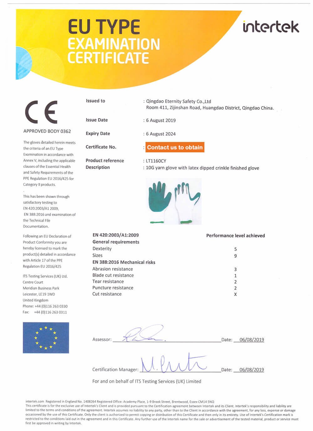CE-Certificate-of-Bleached-cotton-latex-wrinkle-gloves-LT1160CY