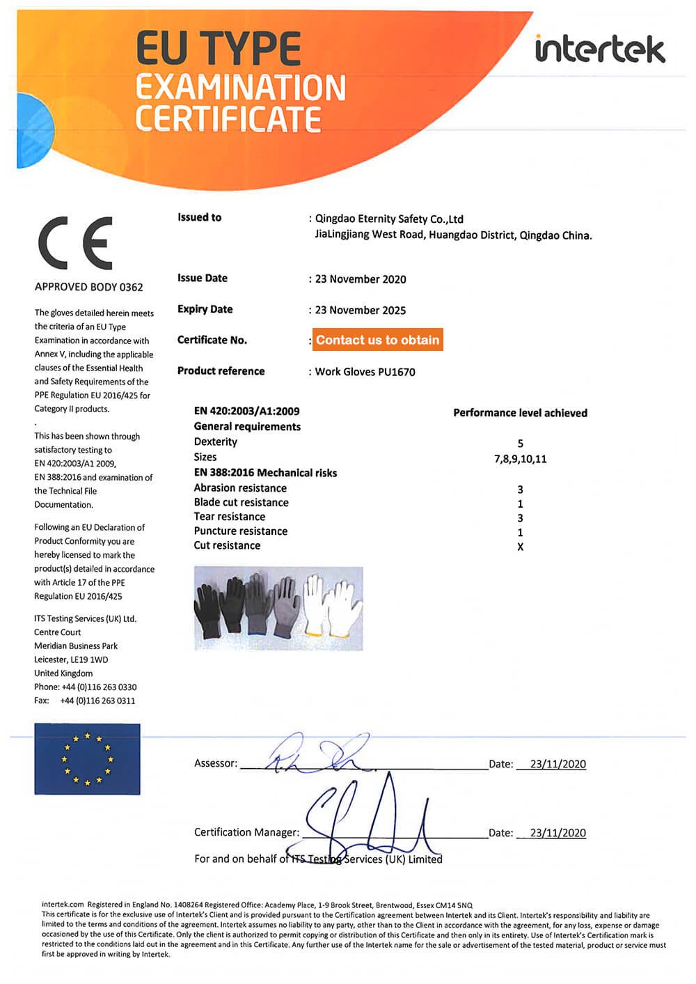CE-Certificate-of-Polyester-PU-coated-gloves-Item-PU1670