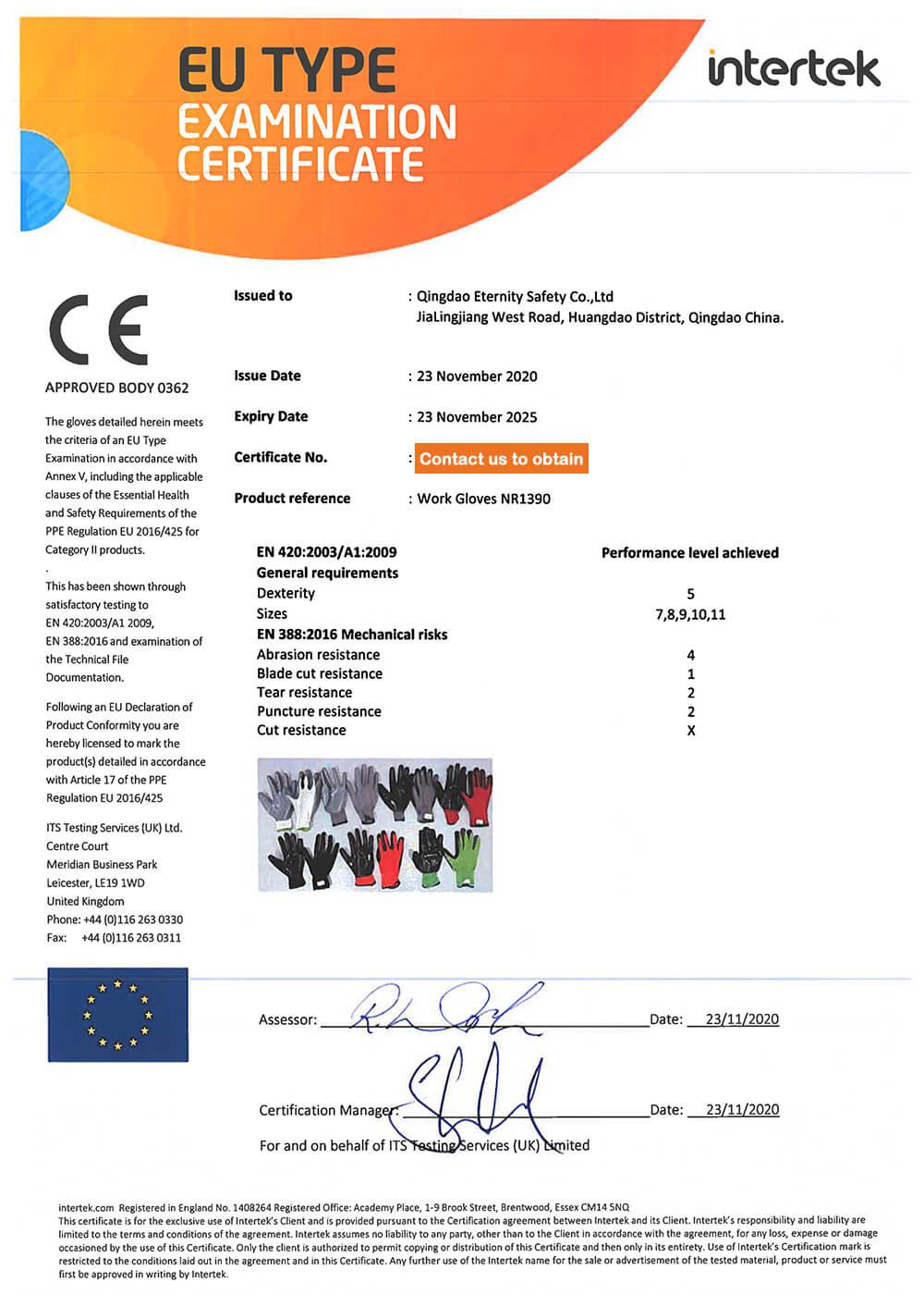 CE-Certificate-of-polyester-nitrile-coated-gloves-Item-NR1390